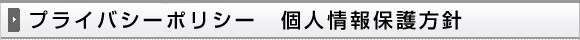 プライバシーポリシー